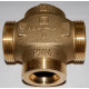 Триходовий змішувальний клапан HERZ Teplomix 61°C DN32 1 1/2"