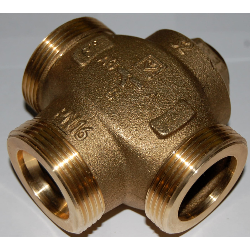 Триходовий змішувальний клапан HERZ Teplomix 61°C DN32 1 1/2"
