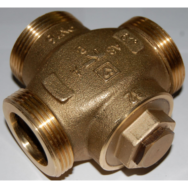 Триходовий змішувальний клапан HERZ Teplomix 61°C DN32 1 1/2"