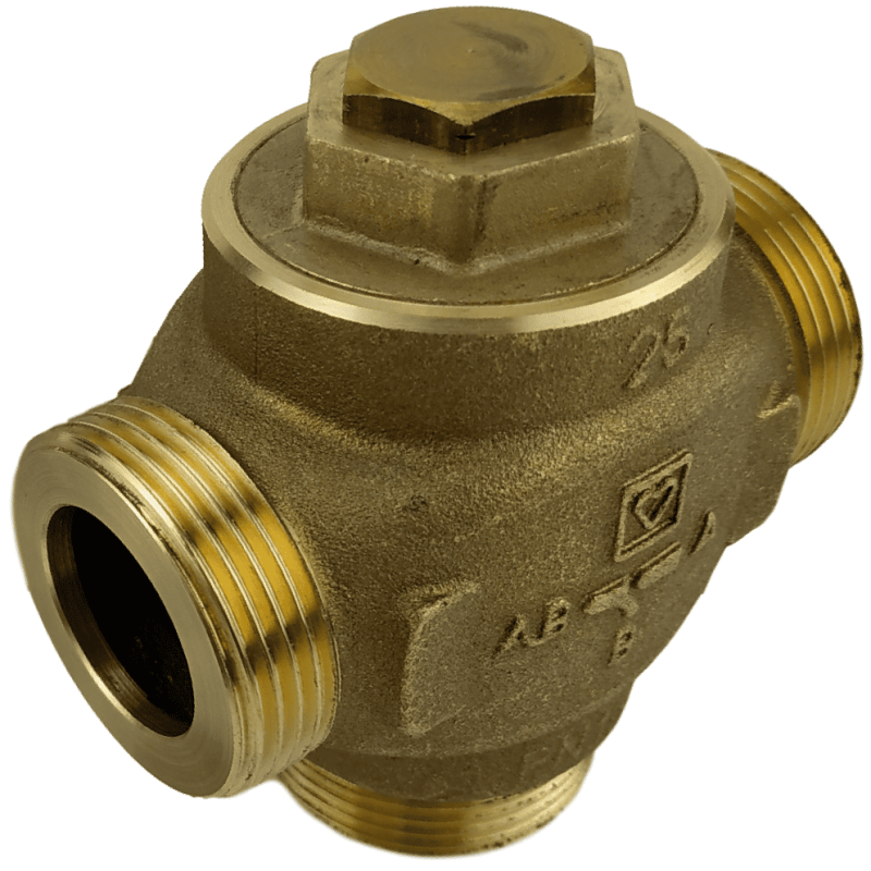 Триходовий змішувальний клапан HERZ Teplomix 55°C DN25 1 1/4"